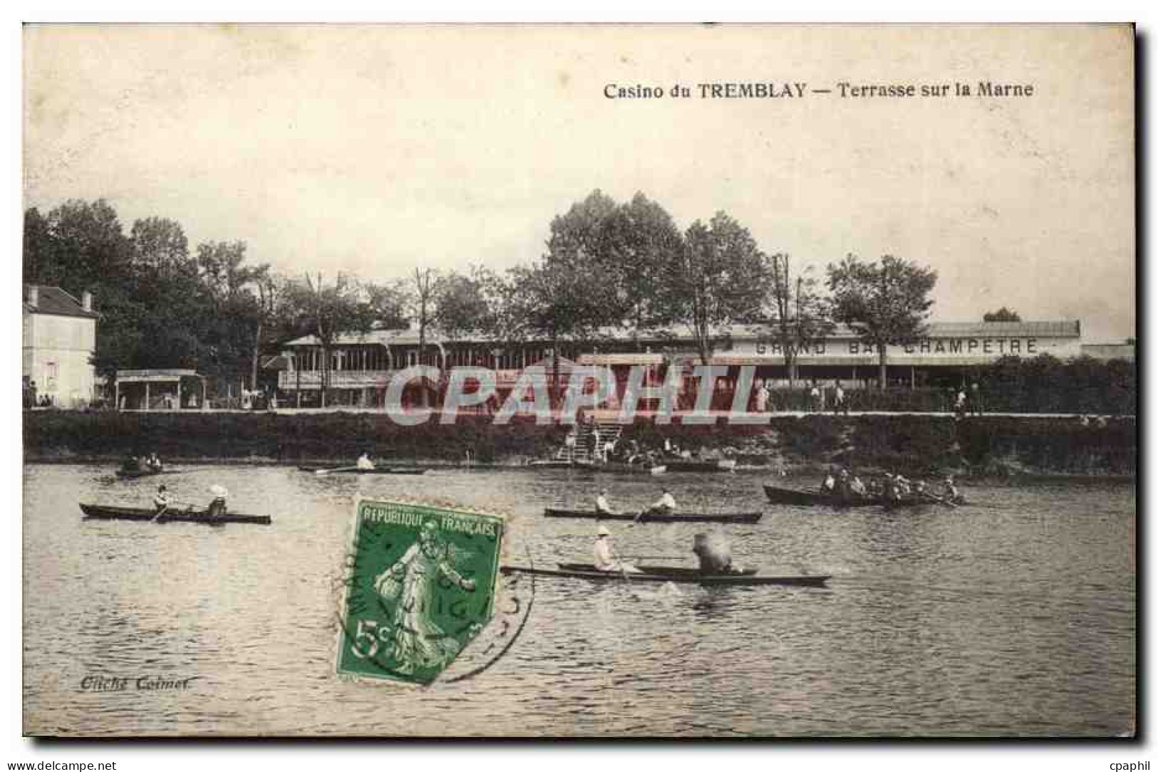 CPA Casino du Tremblau Terrsse sur la Marne