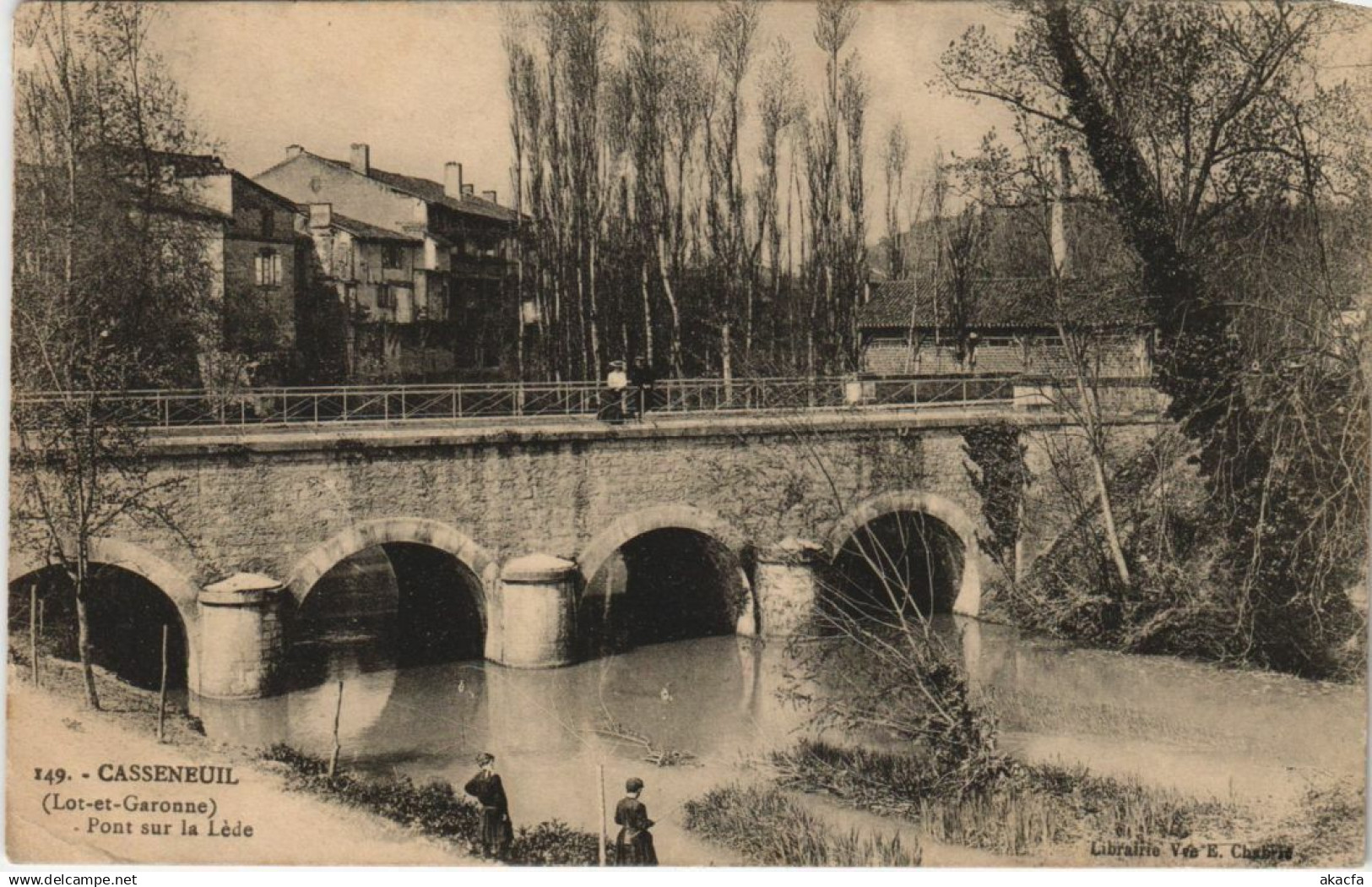CPA Casseneuil Pont sur la Lede FRANCE (1172173)