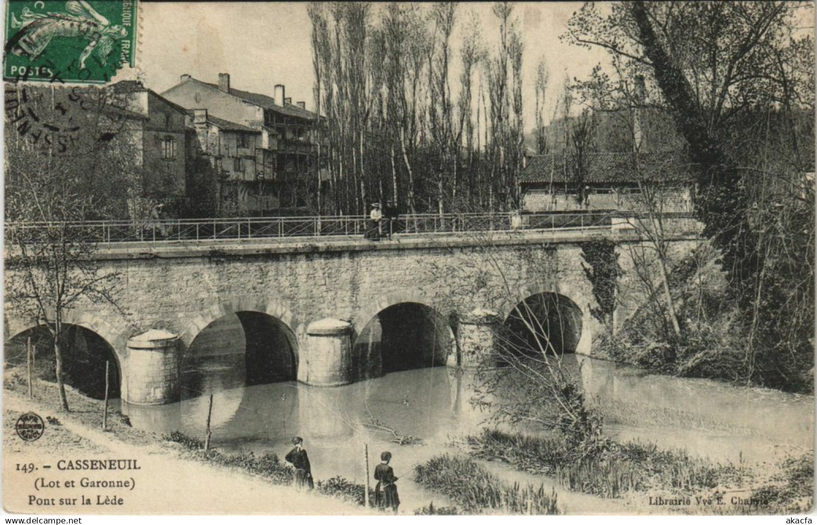 CPA Casseneuil Pont sur la Lede FRANCE (1172174)