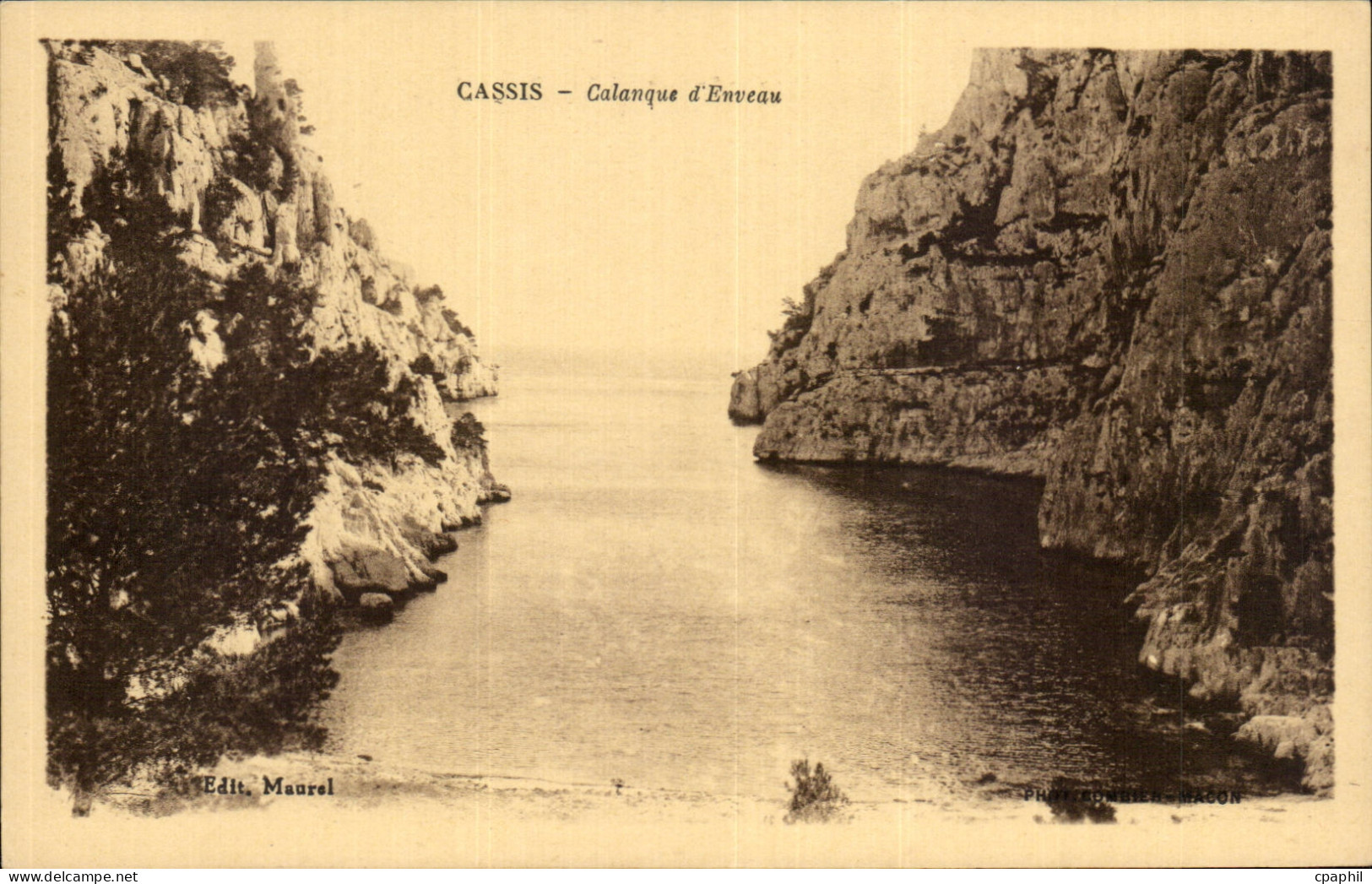 CPA Cassis Calanque d Enveau