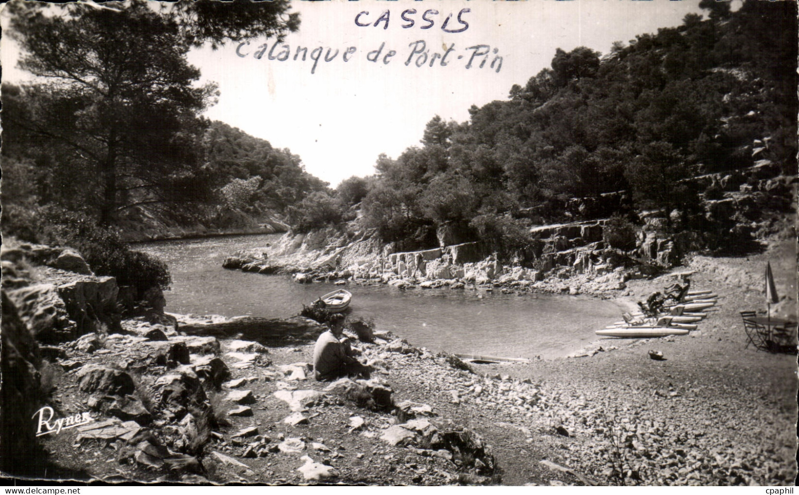 CPA Cassis calanque de port pin