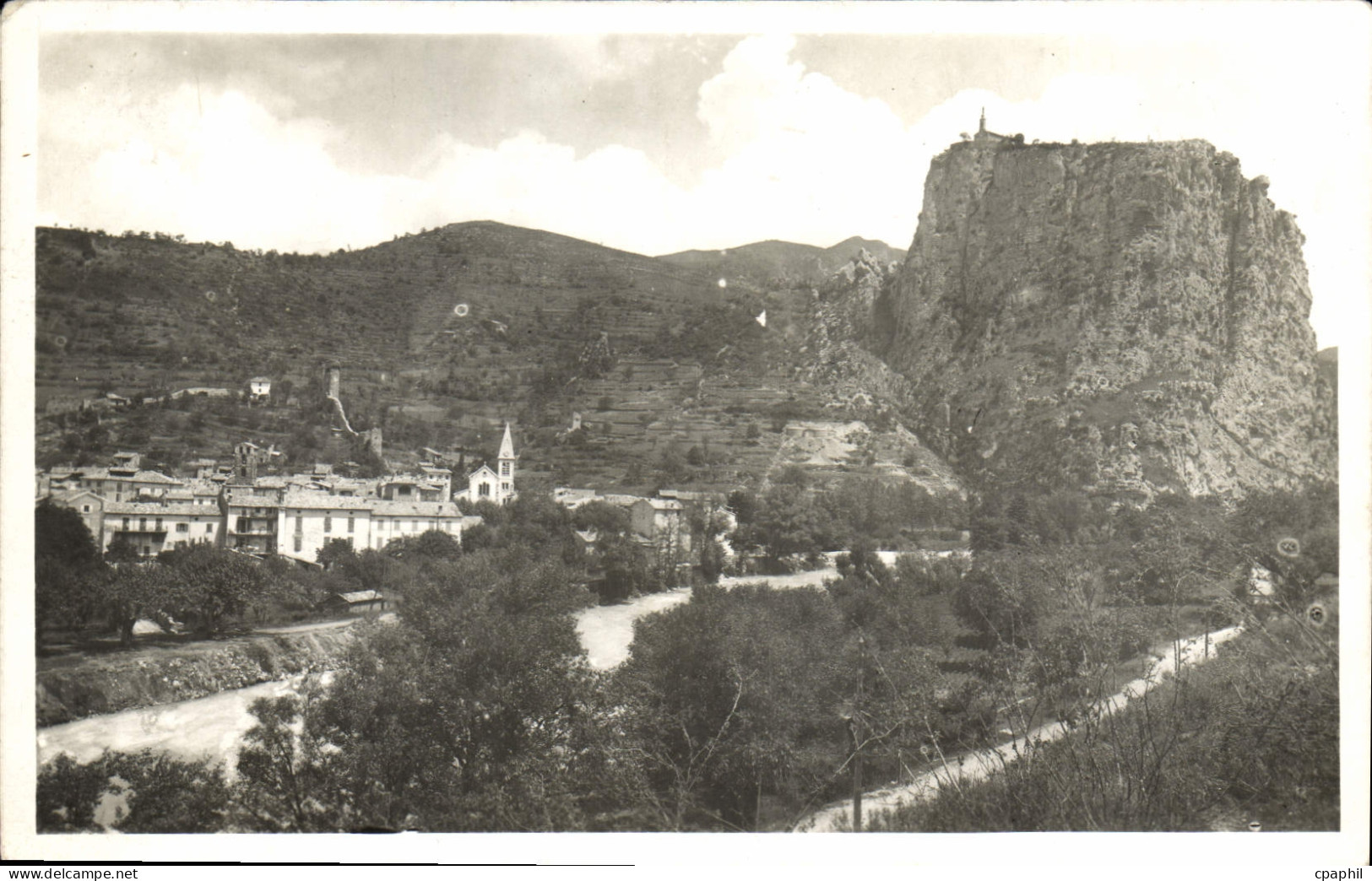 CPA Castellane Vue Generale