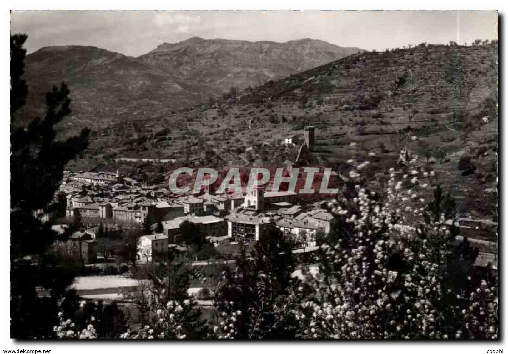 CPA Castellane Vue Generale