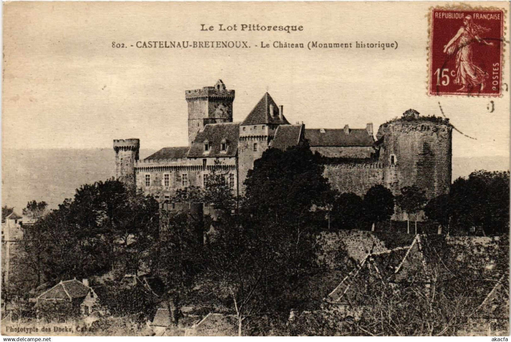 CPA CASTELNAU-Bretenoux - Le Chateau (654216)