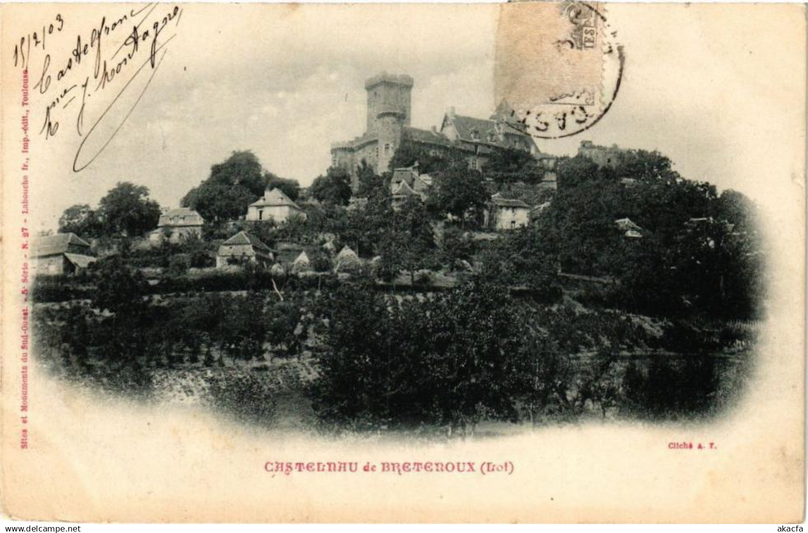CPA CASTELNAU de BRETENOUX - (223276)
