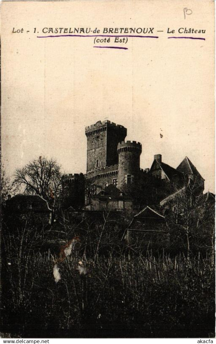 CPA CASTELNAU-de-BRETENOUX Le Chateau (686353)
