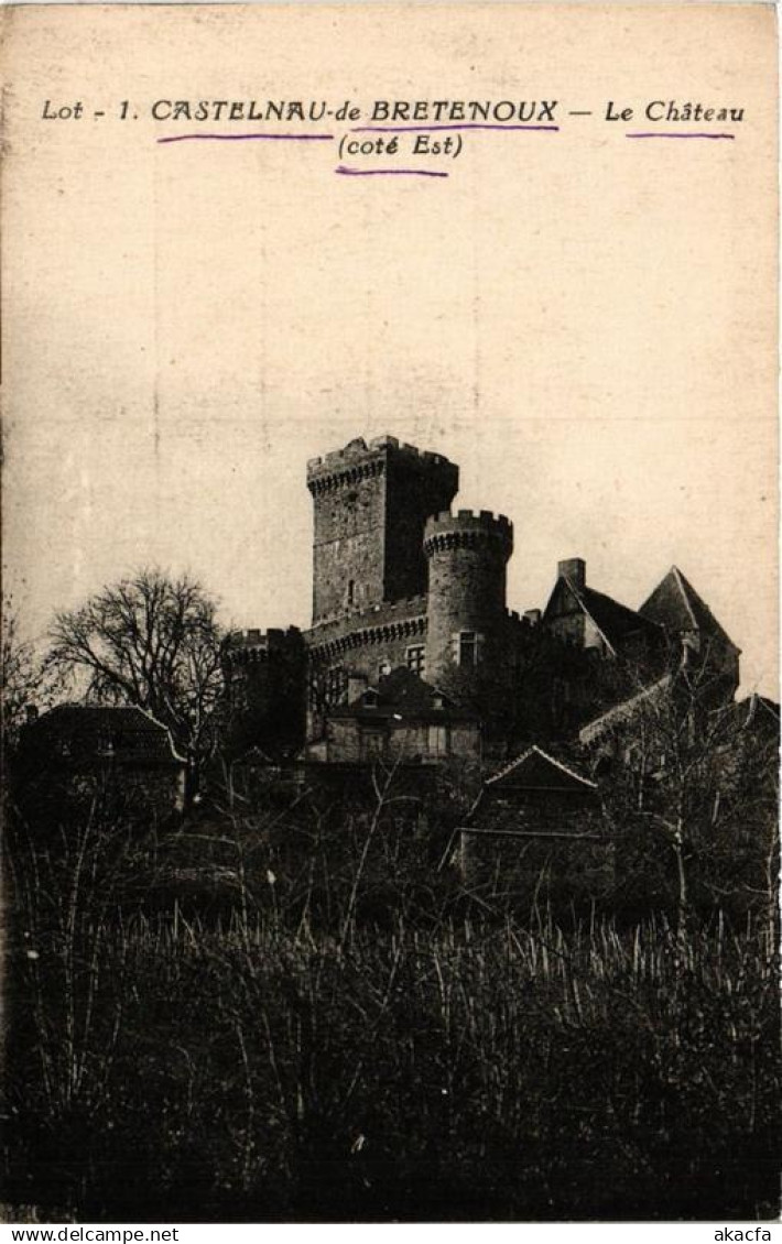 CPA CASTELNAU-de-BRETENOUX Le Chateau (686354)