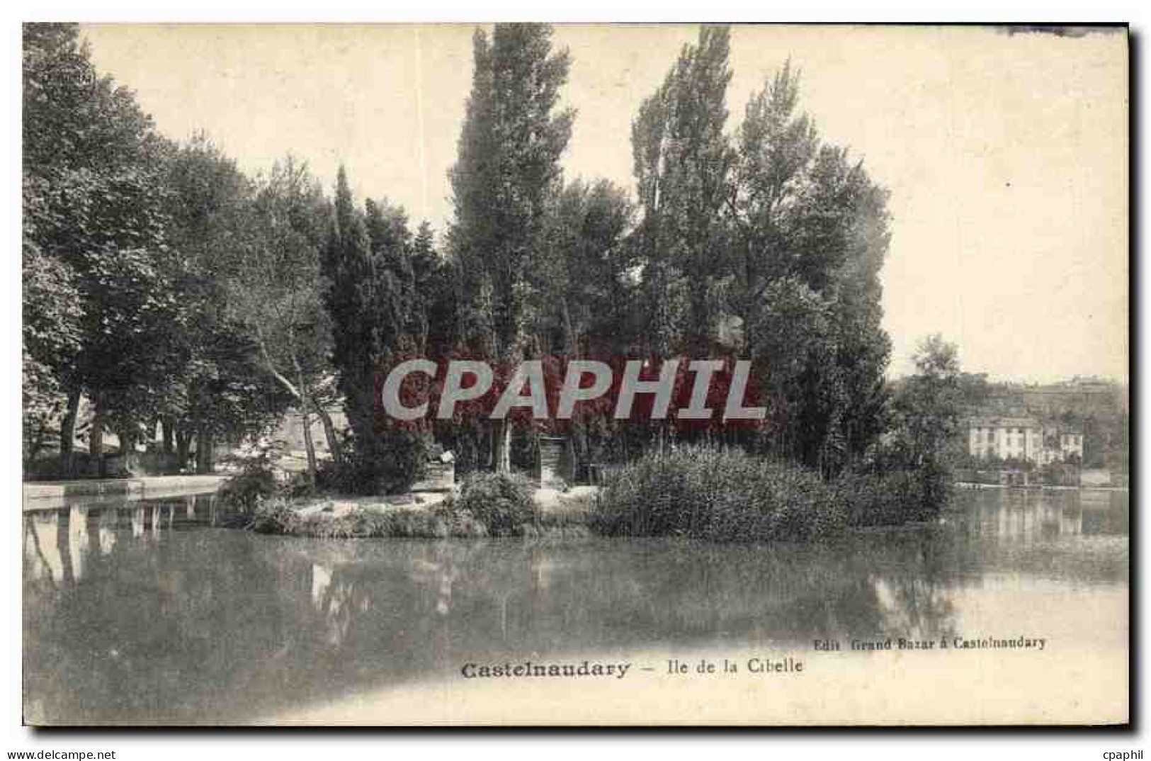 CPA Castelnaudary Ile de la Cibelle