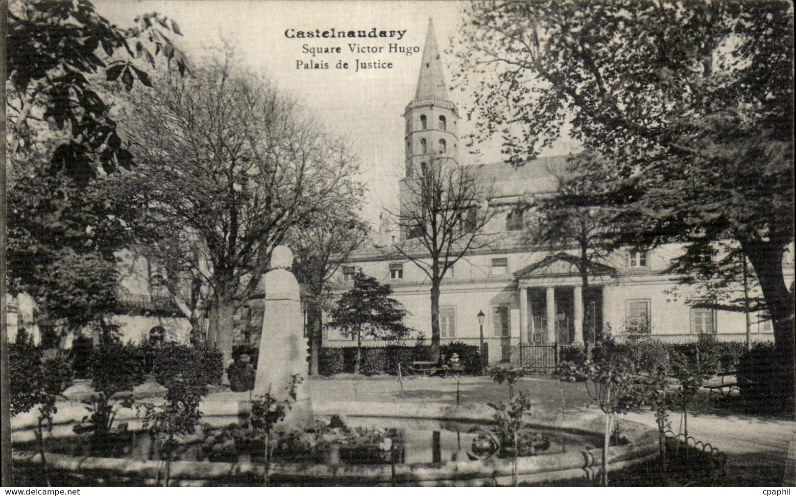CPA Castelnaudary Square Victor Hugo Palais de Justice