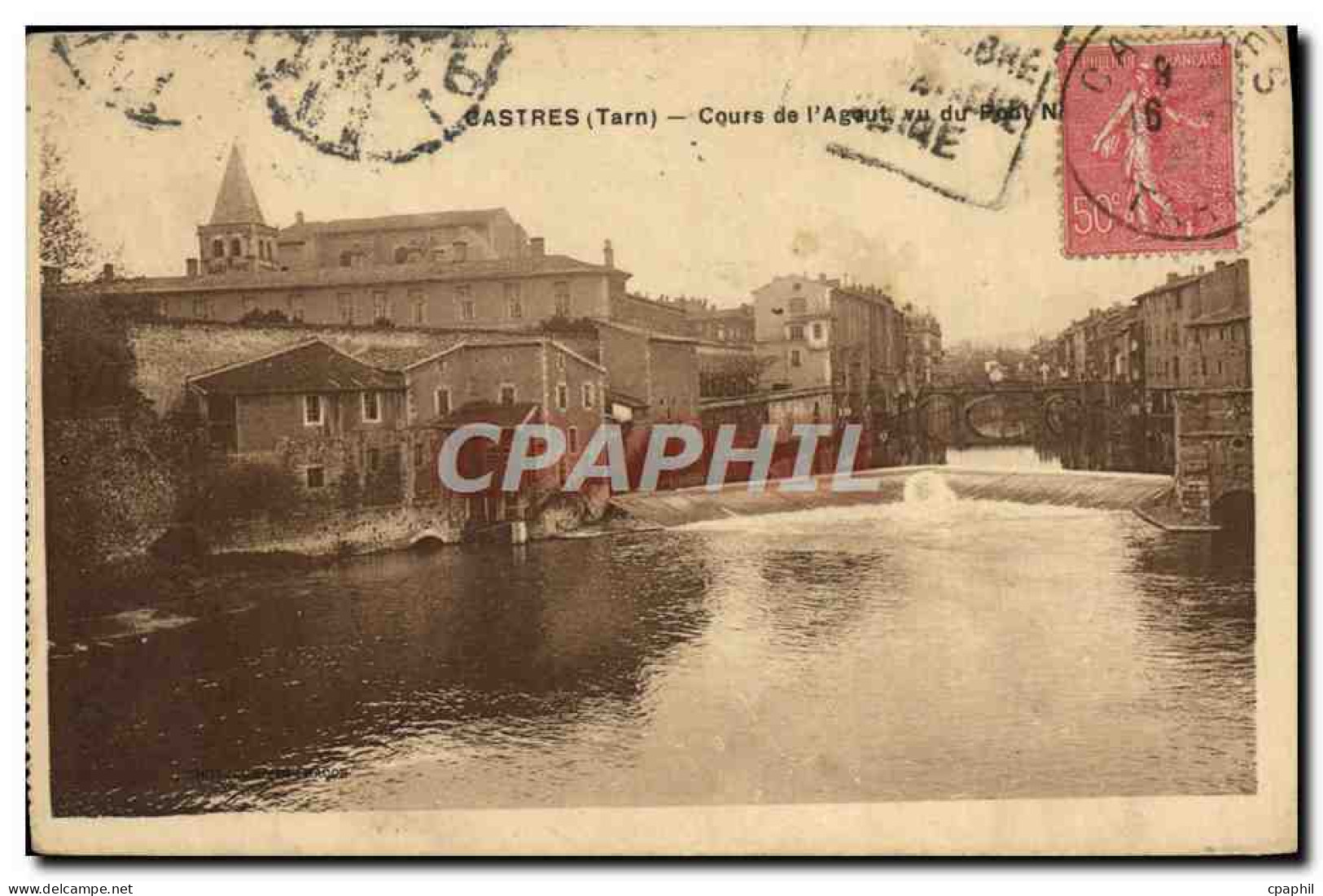 CPA Castres Cours de l'Agout