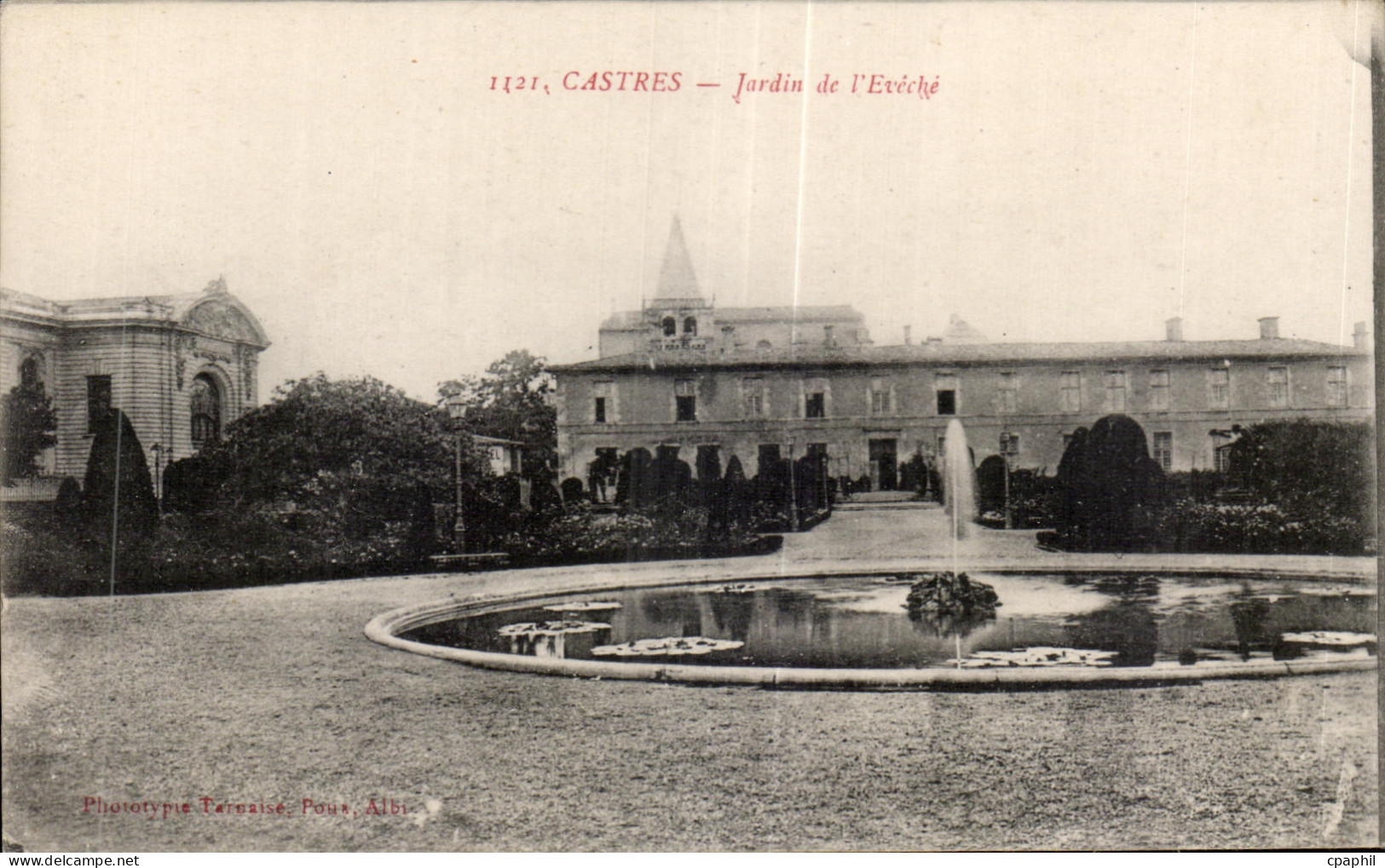 CPA Castres Jardin de l Eveche
