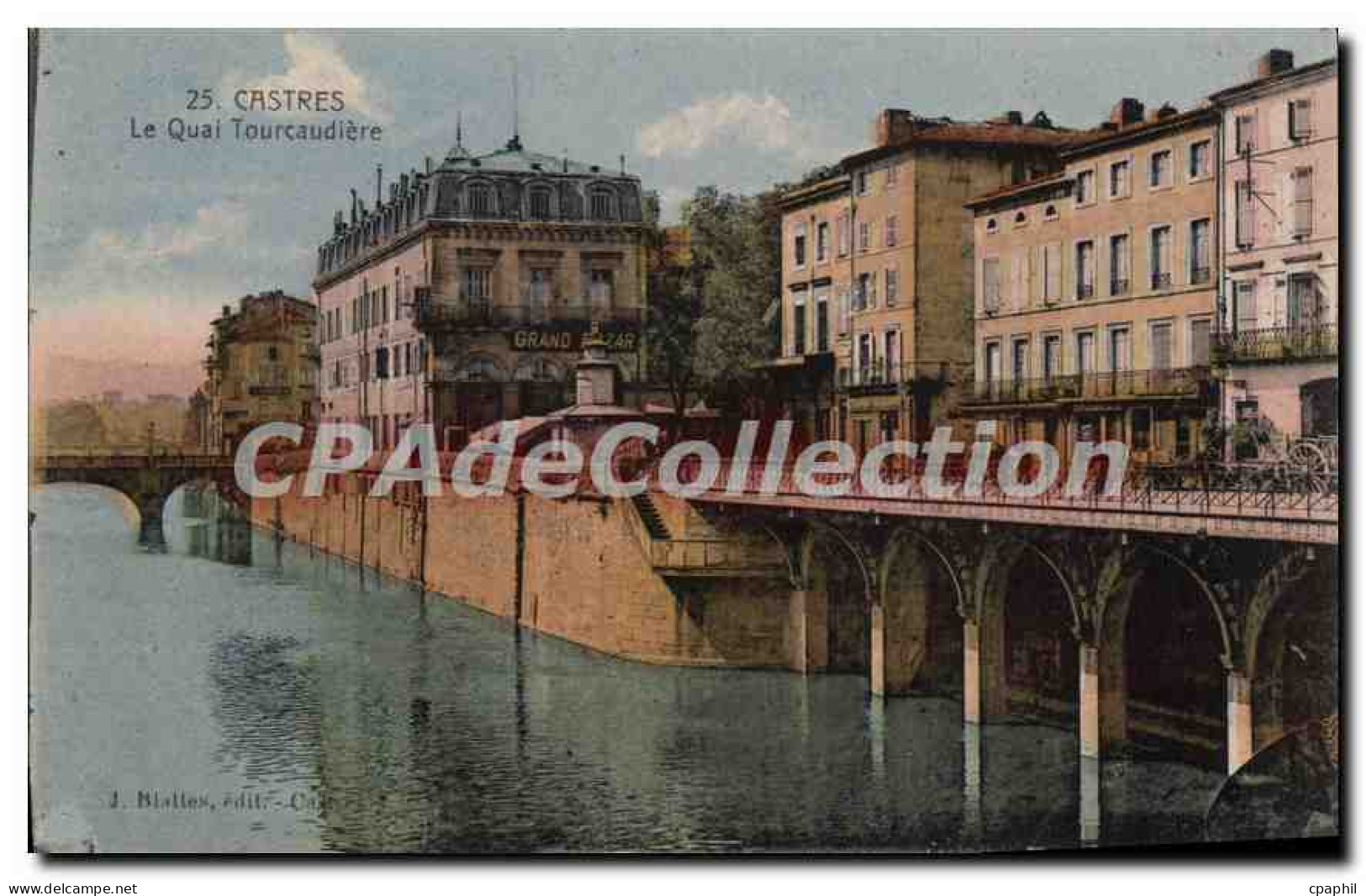 CPA Castres Le Quai Tourcaudiere