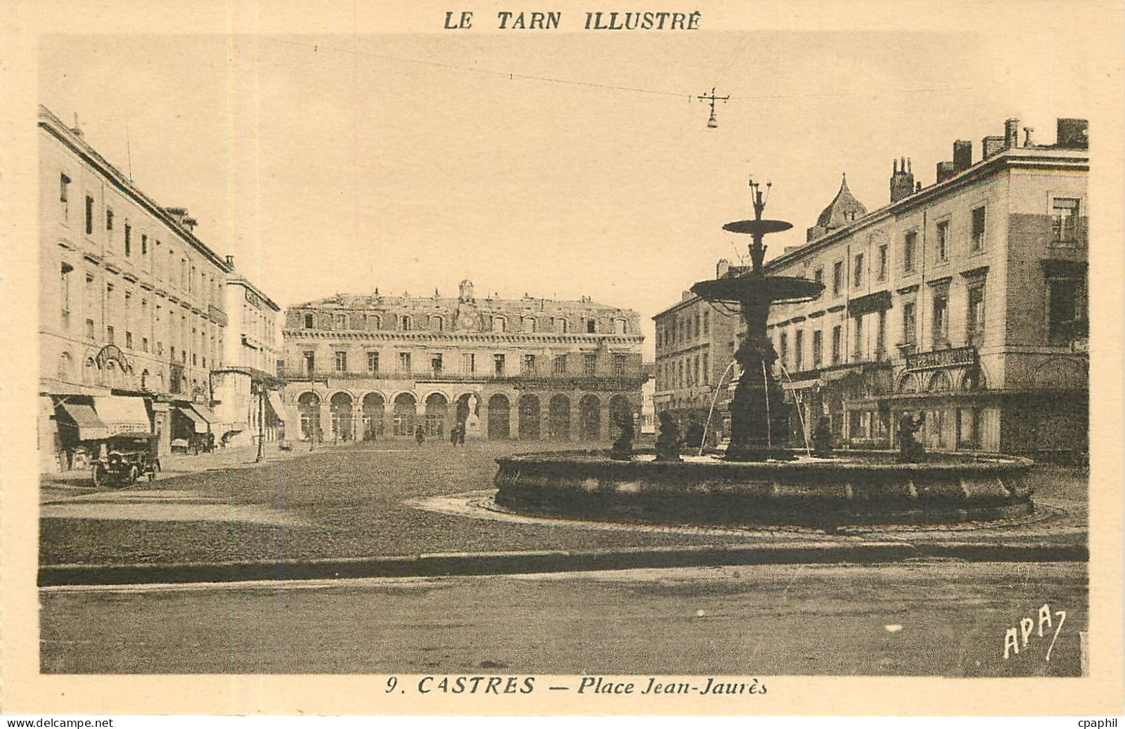 CPA CASTRES - Place Jean-Jaures