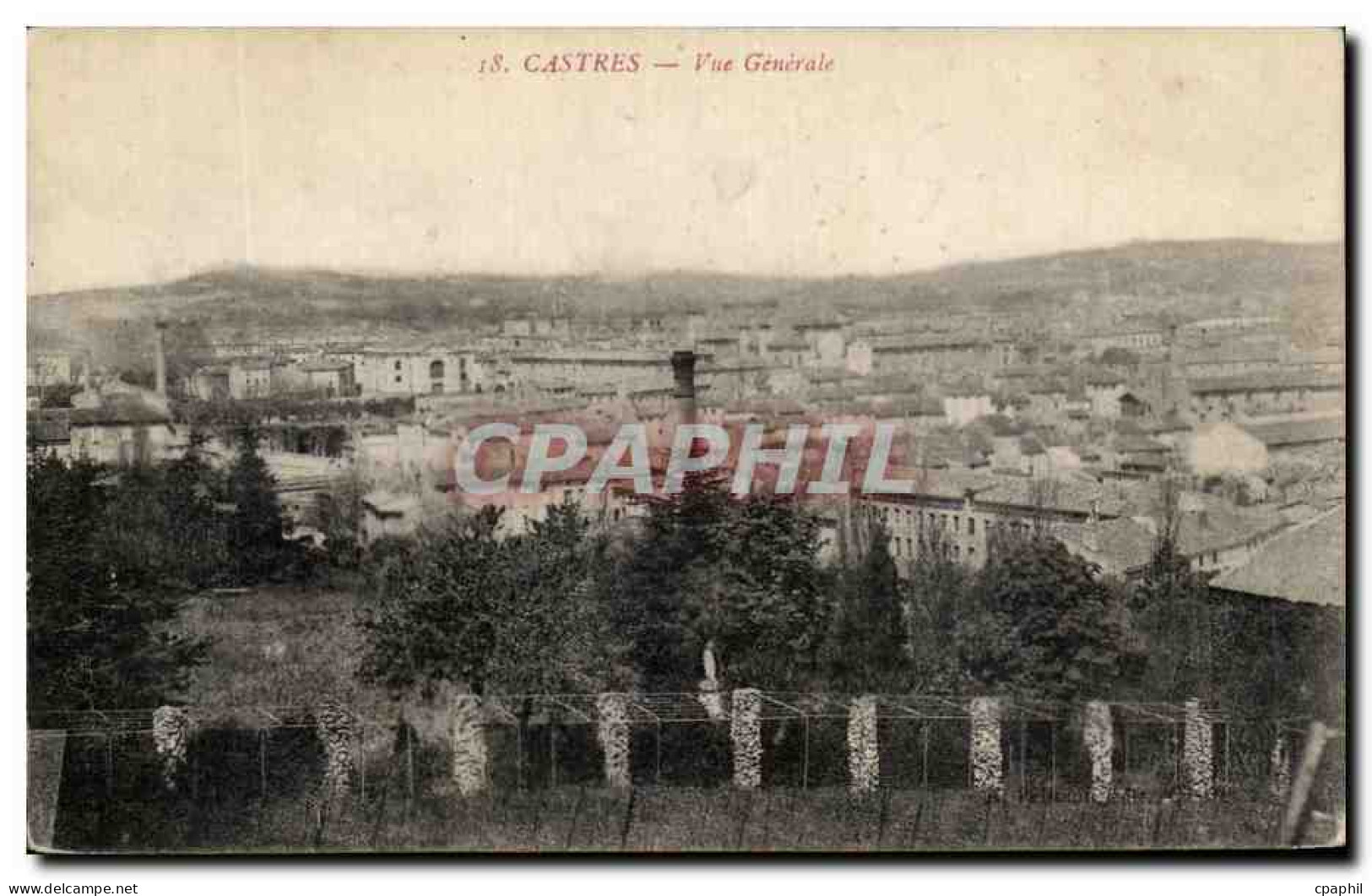 CPA Castres Vue Generale
