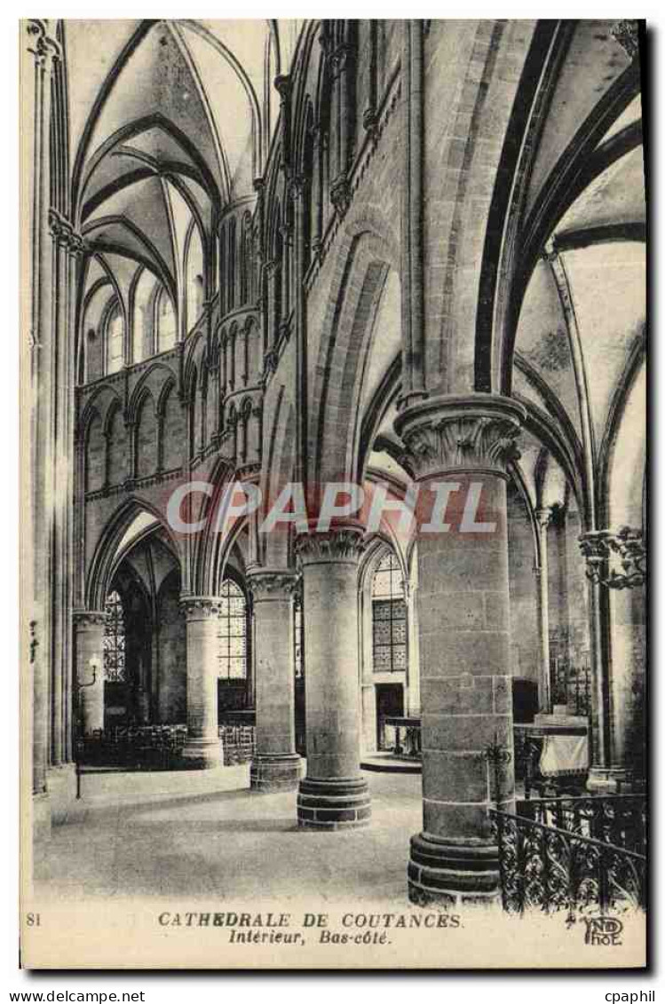 CPA Cathedrale De Coutances Interieur