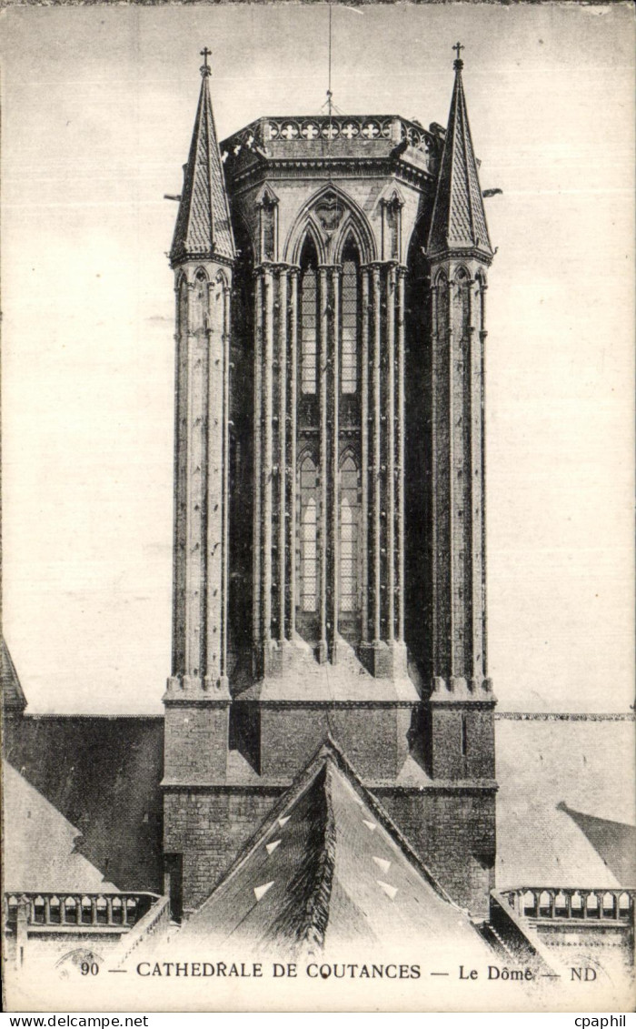 CPA Cathedrale De Coutances Le Dome