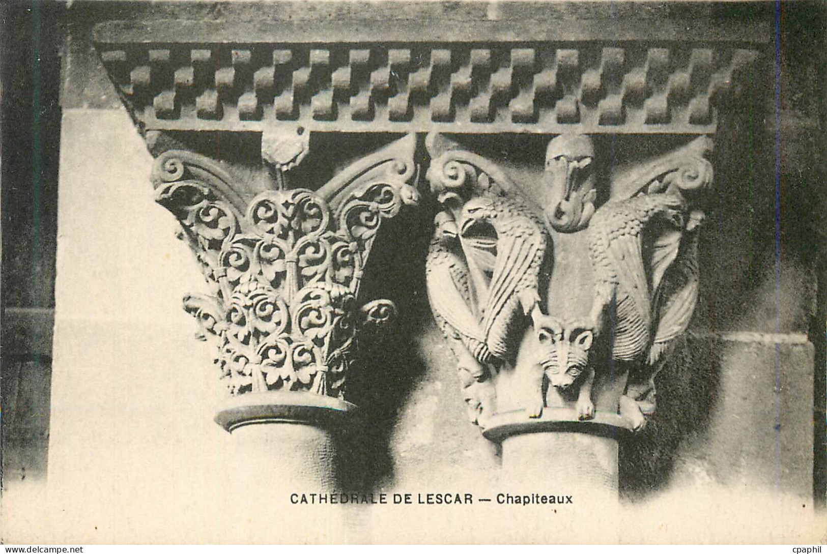 CPA Cathedrale de Lescar Chapiteaux