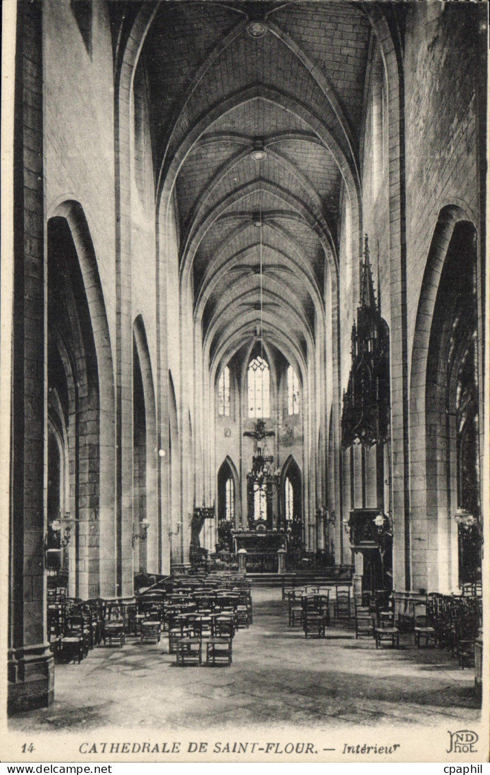 CPA Cathedrale de Saint Flour Interieur