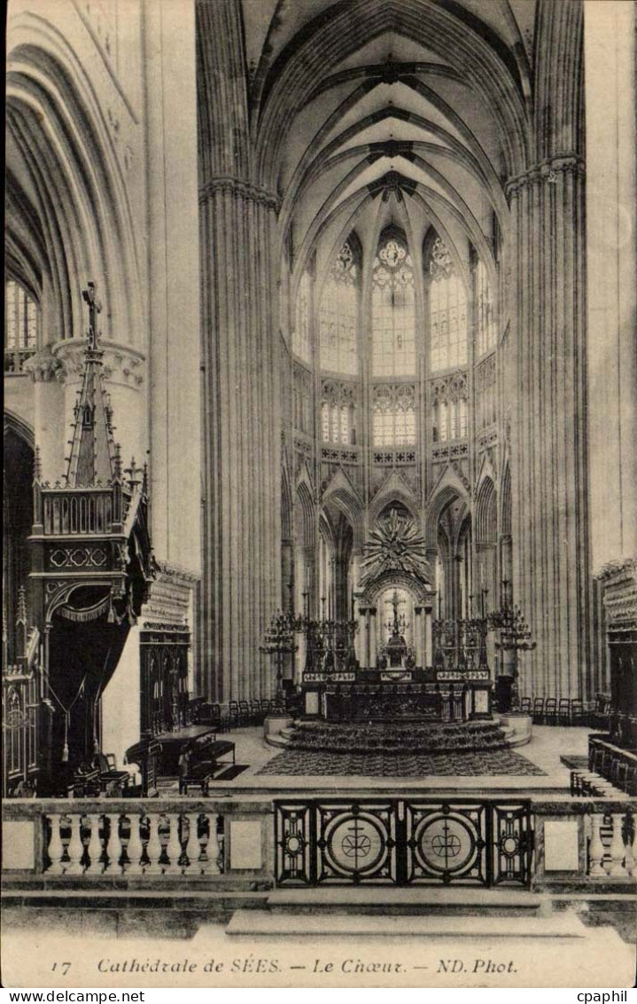 CPA CAthedrale de Sees Le choeur