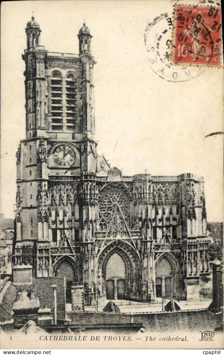 CPA Cathedrale de Troyes