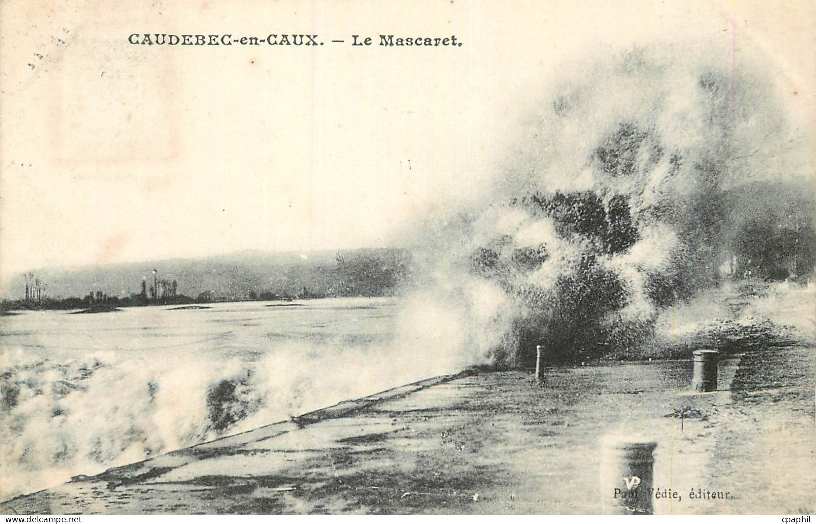 CPA Caudebec-en-Caux Le Mascaret
