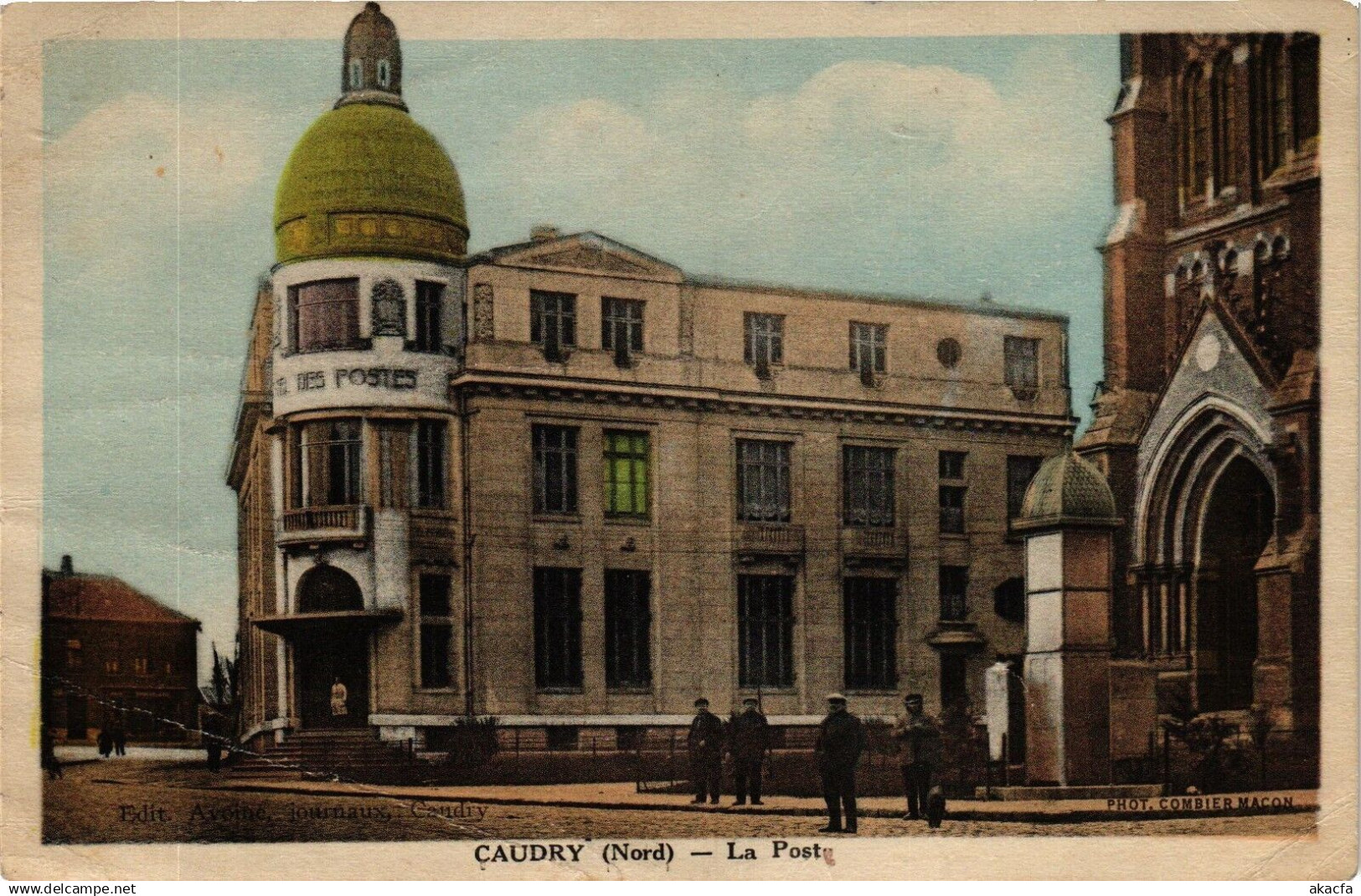 CPA CAUDRY - La poste (190615)
