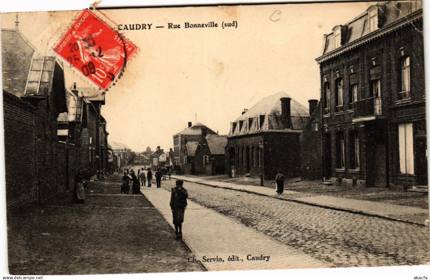 CPA CAUDRY - Rue BONNEVILLE (sud) (513509)
