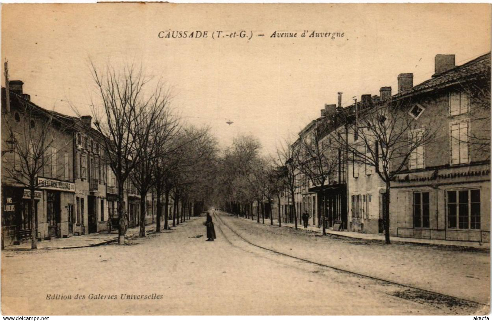 CPA CAUSSADE Avenue d'Auvergne (614894)
