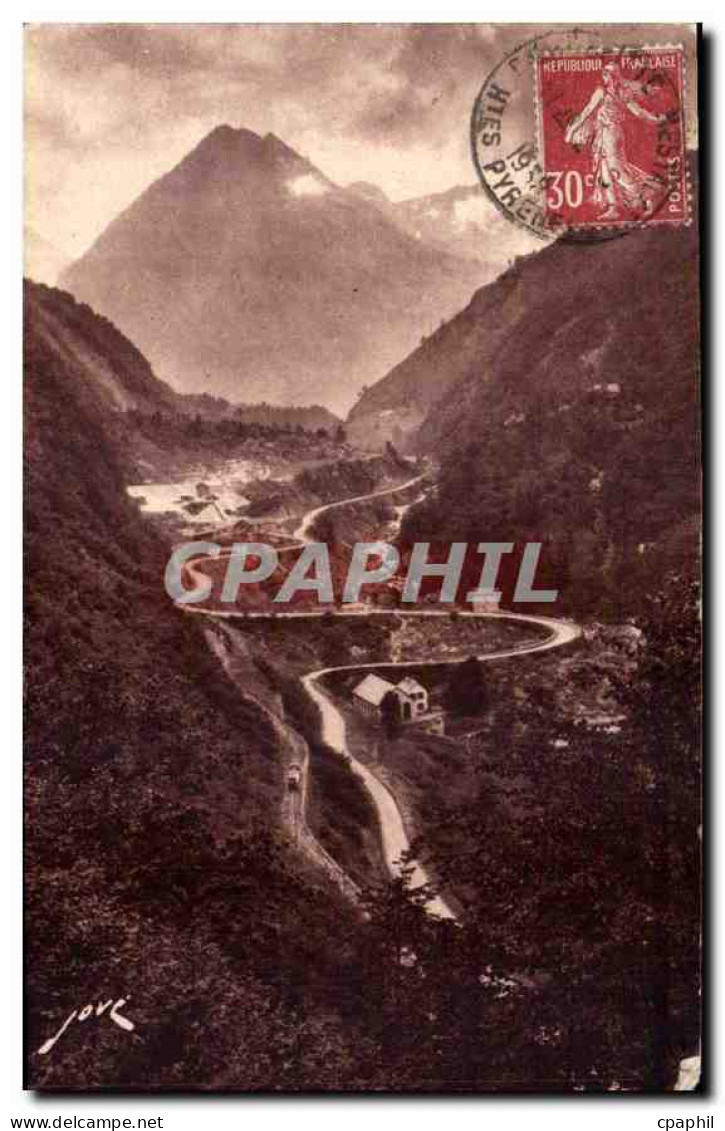 CPA Cauterets H P route de Pierrefitte a Cauterets le Limacon