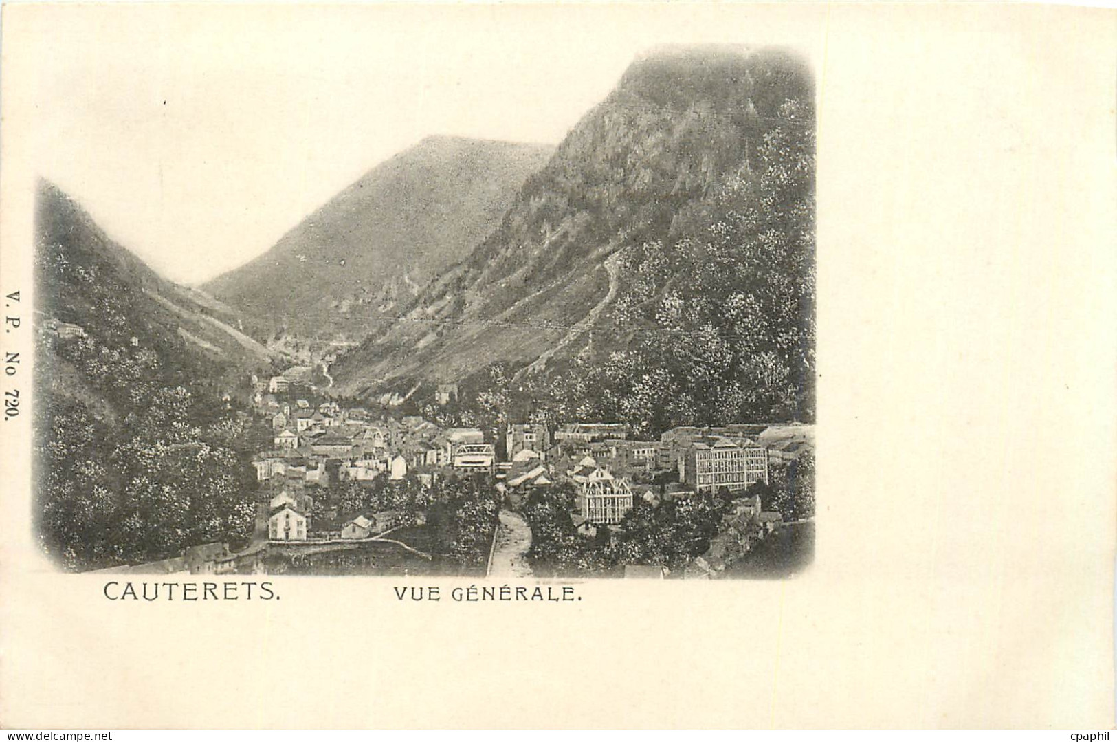 CPA Cauterets vue generale