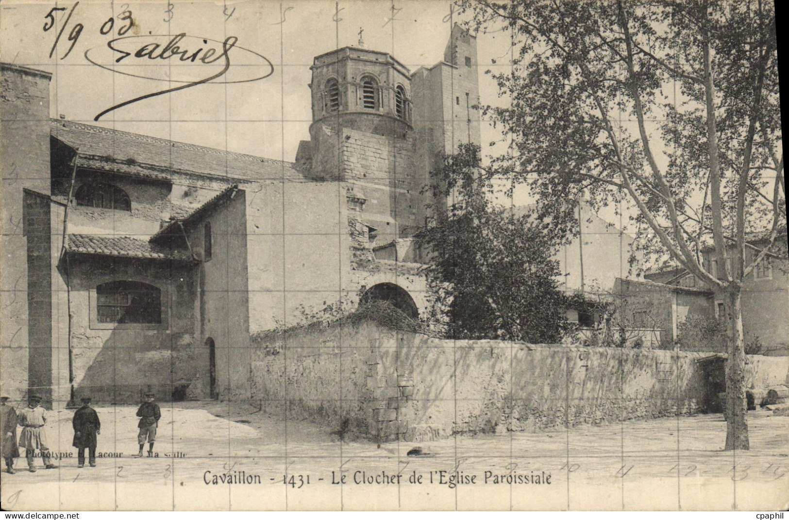 CPA Cavaillon 1431 Le Clocher de l'Eglise Paroissiale