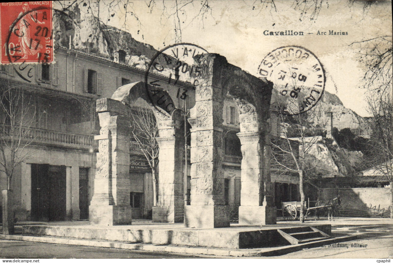 CPA Cavaillon Arc Marius