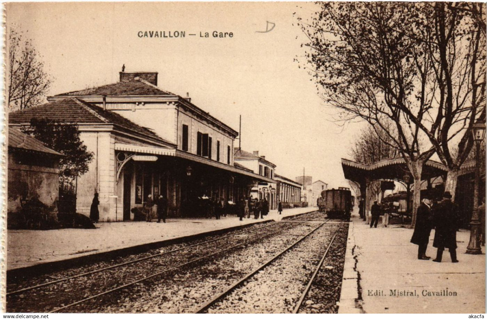 CPA CAVAILLON - La Gare (518993)