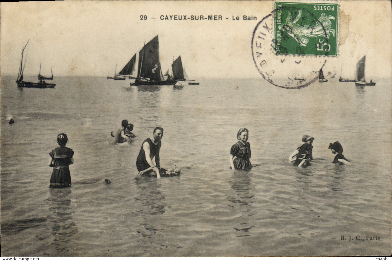 CPA Cayeux Sur Mer Le Bain