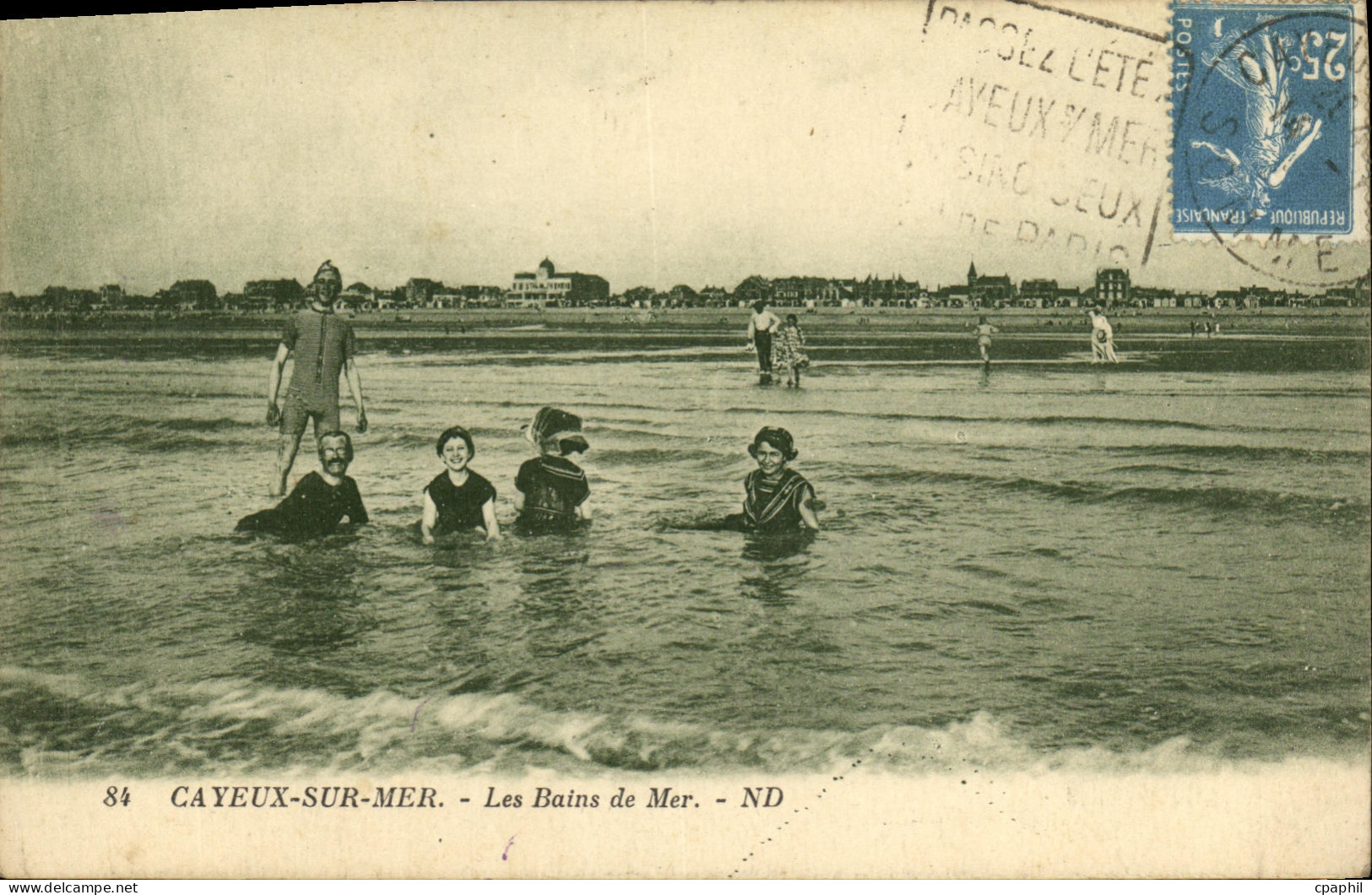 CPA Cayeux Sur Mer Les Bains De Mer