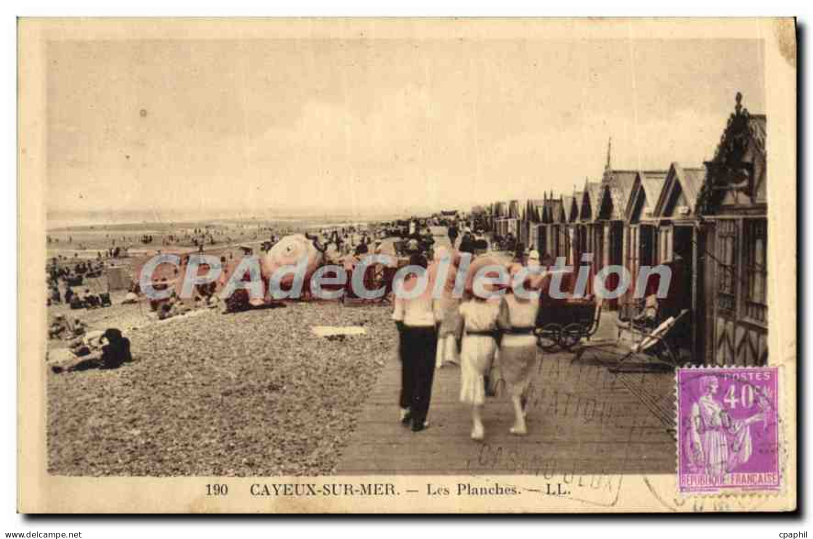 CPA Cayeux sur Mer Les Planches