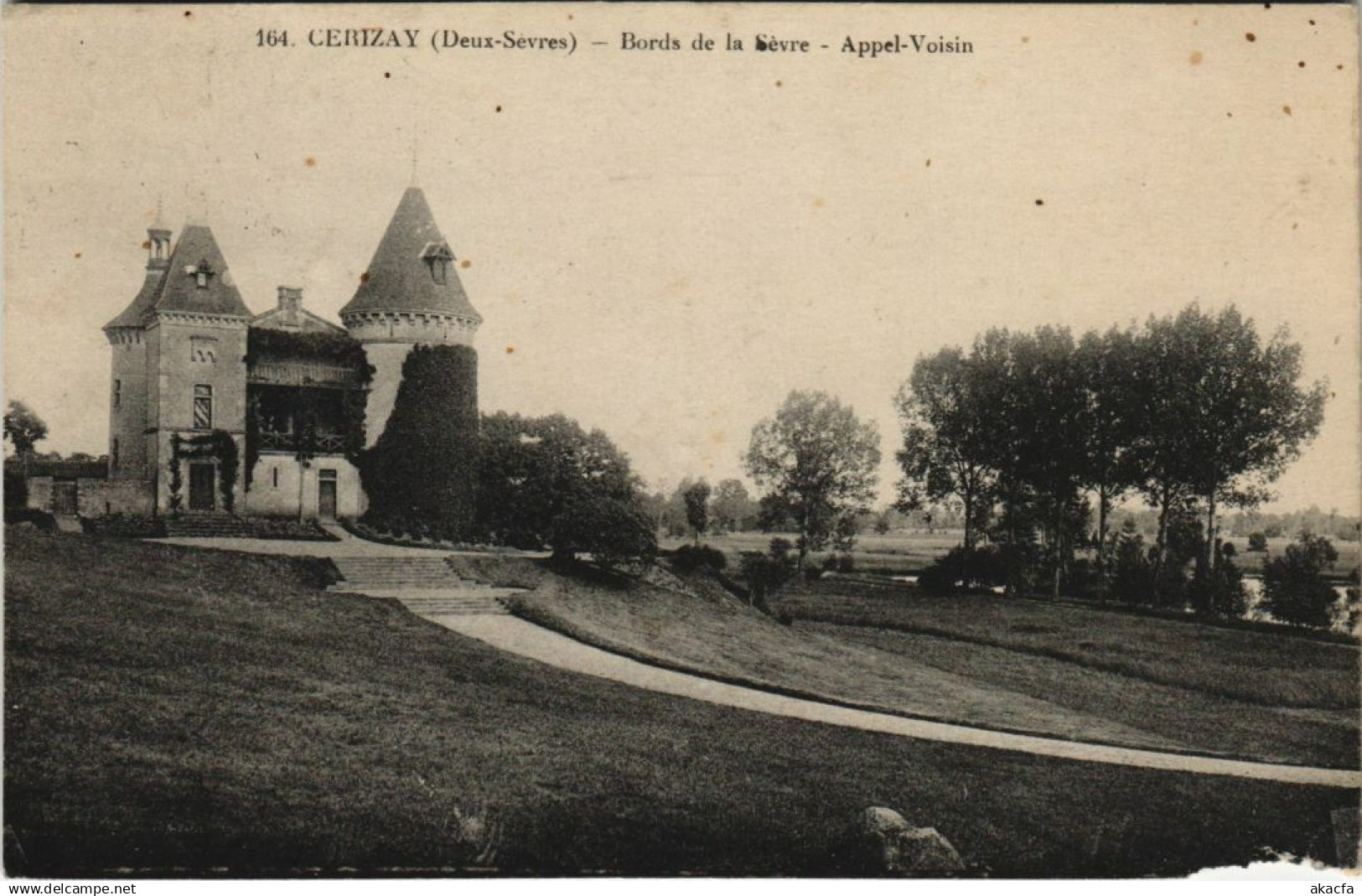 CPA CERIZAY Bords de la Sevre - Appel-Voisin (1141110)