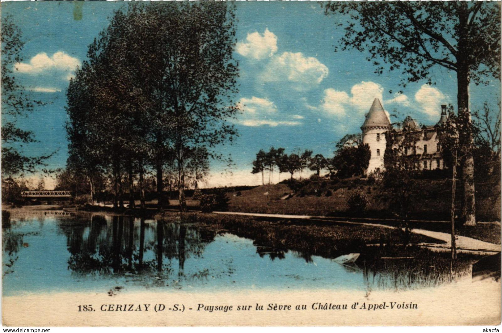 CPA CERIZAY - Paysage sur la Sevres (89604)