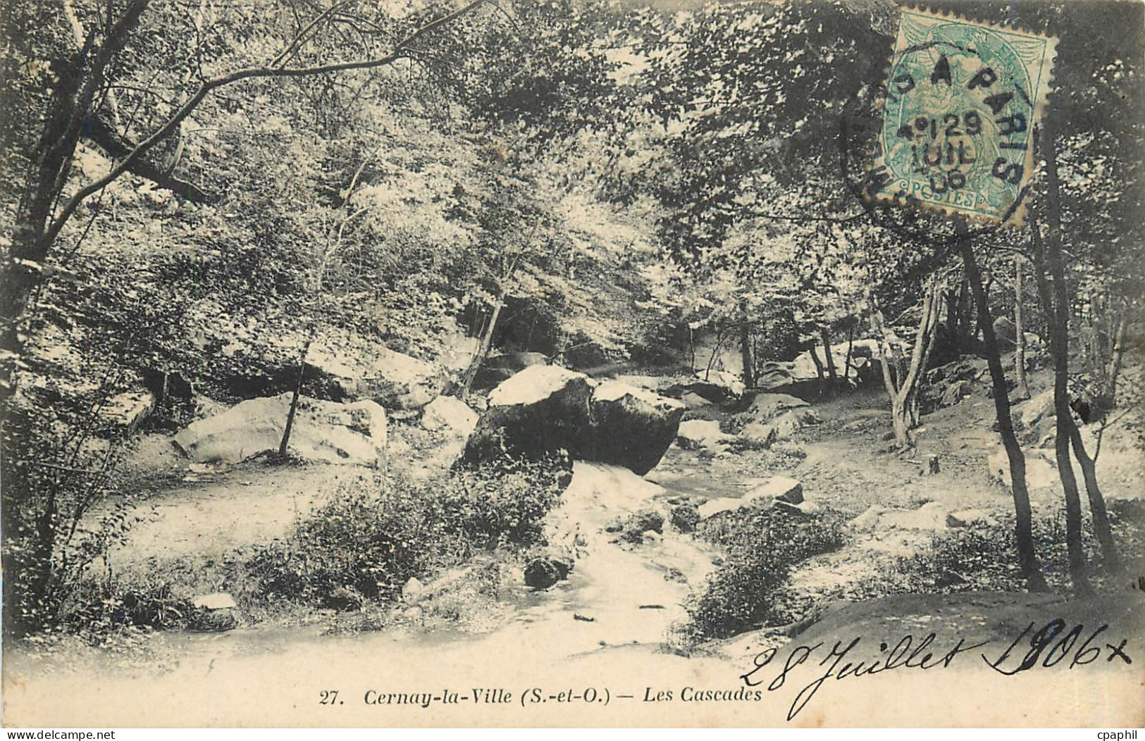 CPA Cernay la Ville S et O Les Cascades