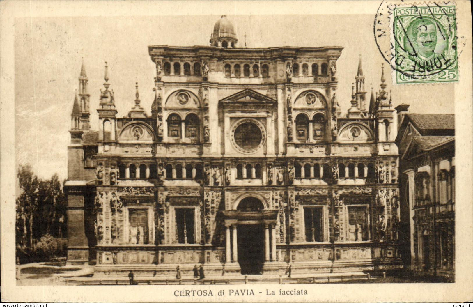 CPA Certos di Pavia La facciata