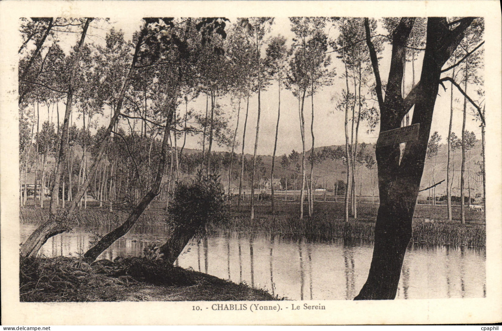CPA Chablis Le Serein