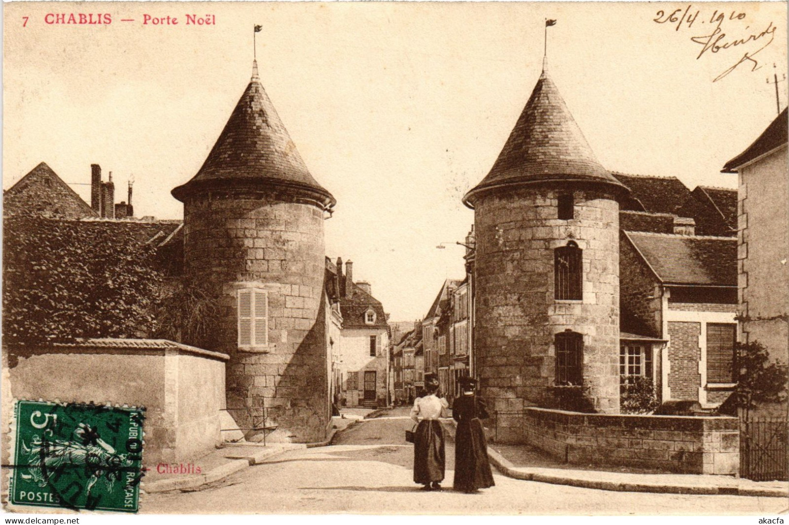 CPA Chablis Porte Noel (1478242)