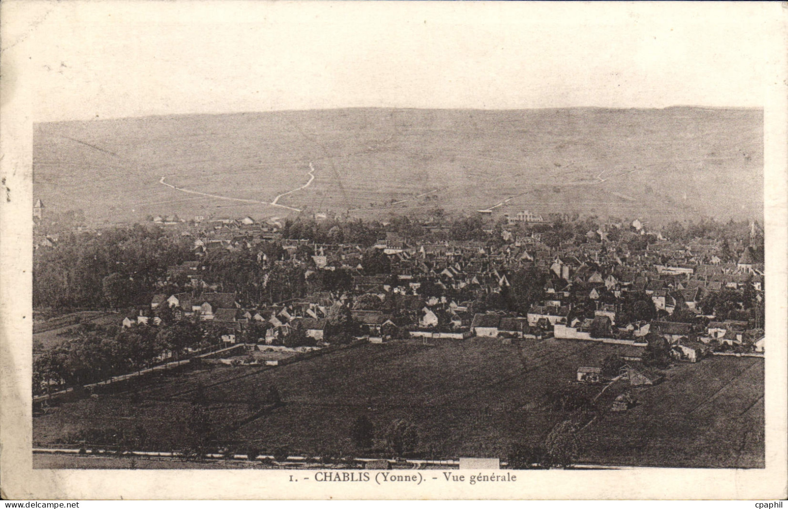 CPA Chablis Vue Generale
