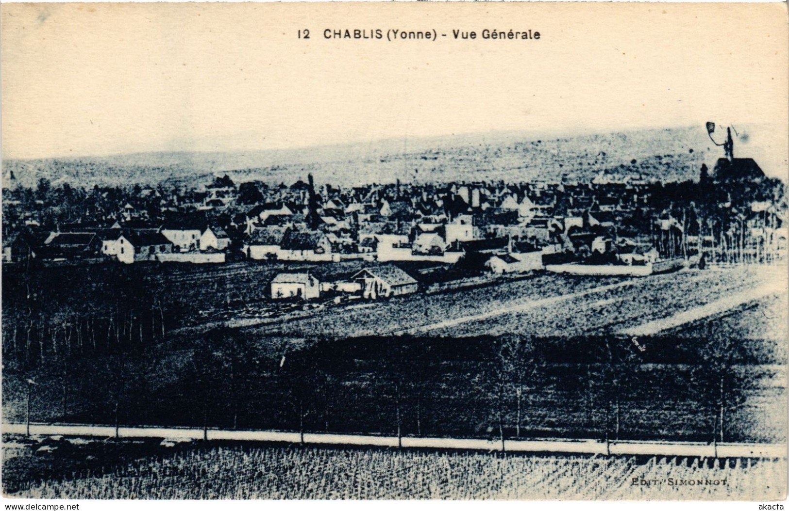 CPA Chablis vue generale (1478241)