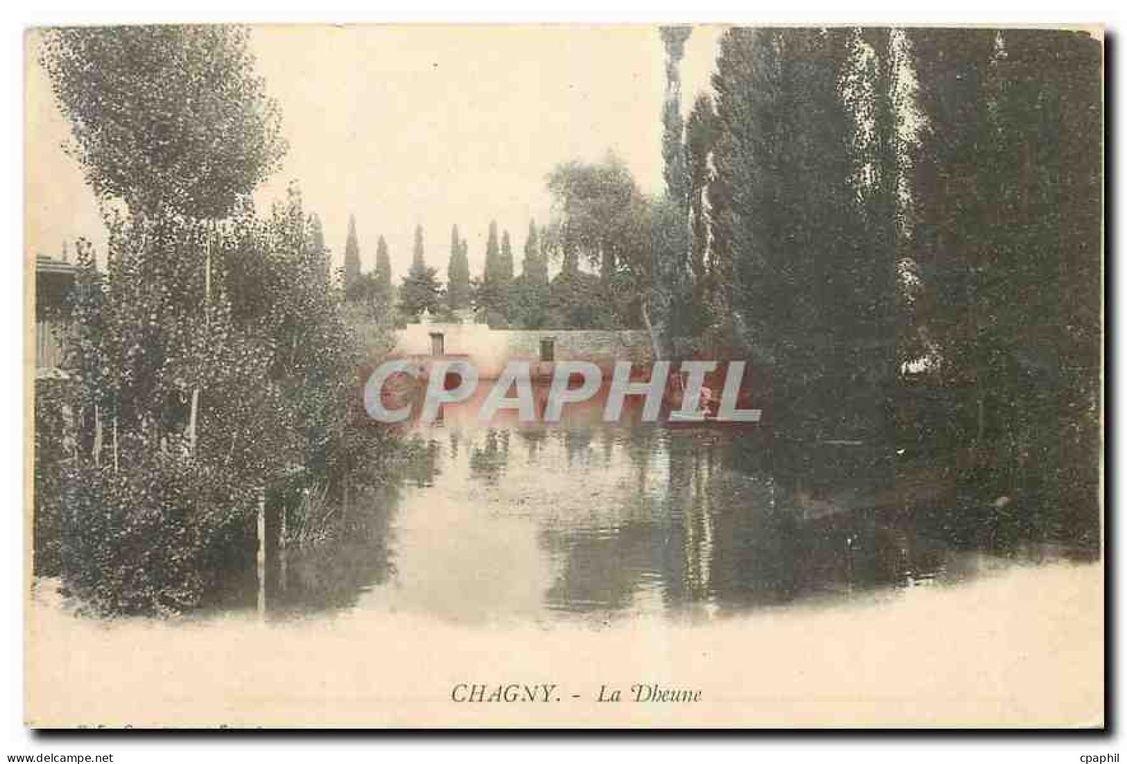 CPA Chagny La Dheune