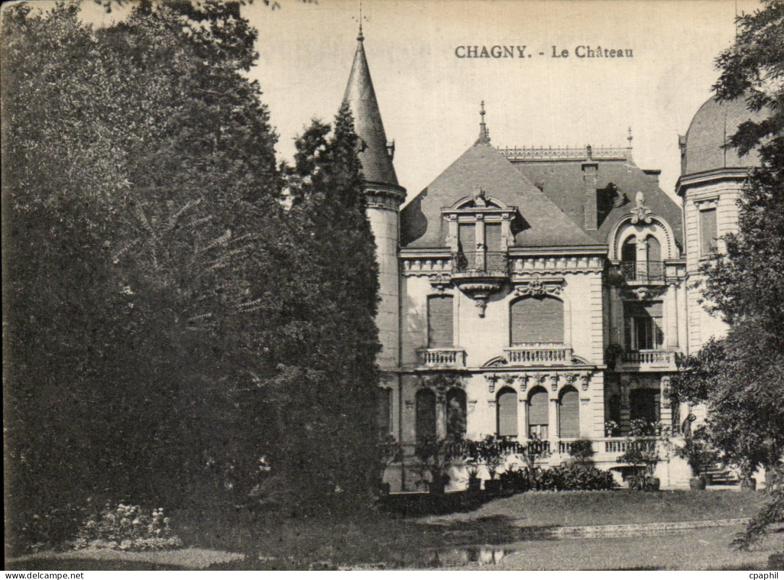 CPA Chagny Le Chateau