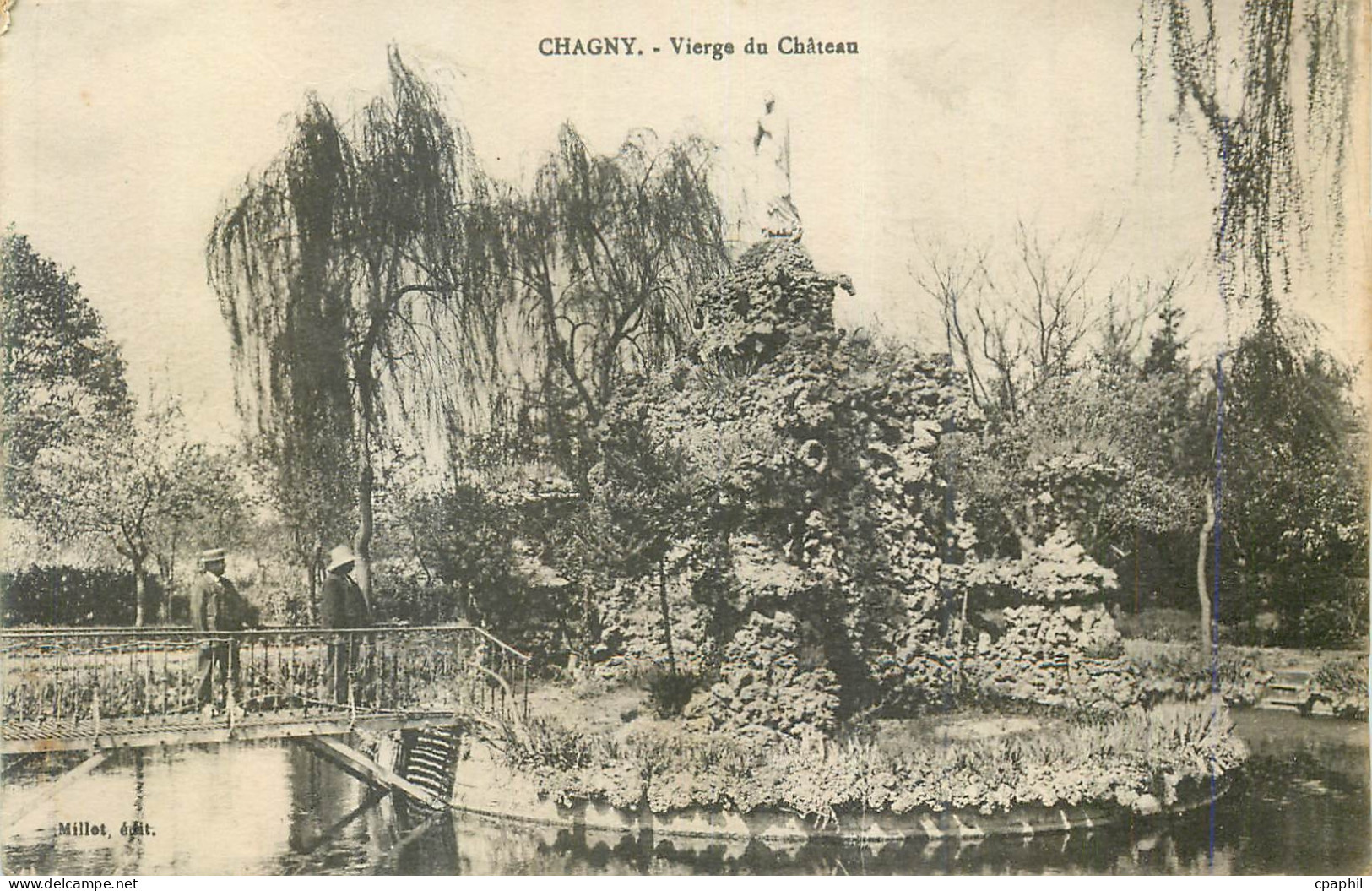 CPA Chagny Vierge du Chateau