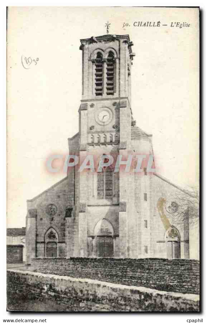 CPA Chaille l'eglise
