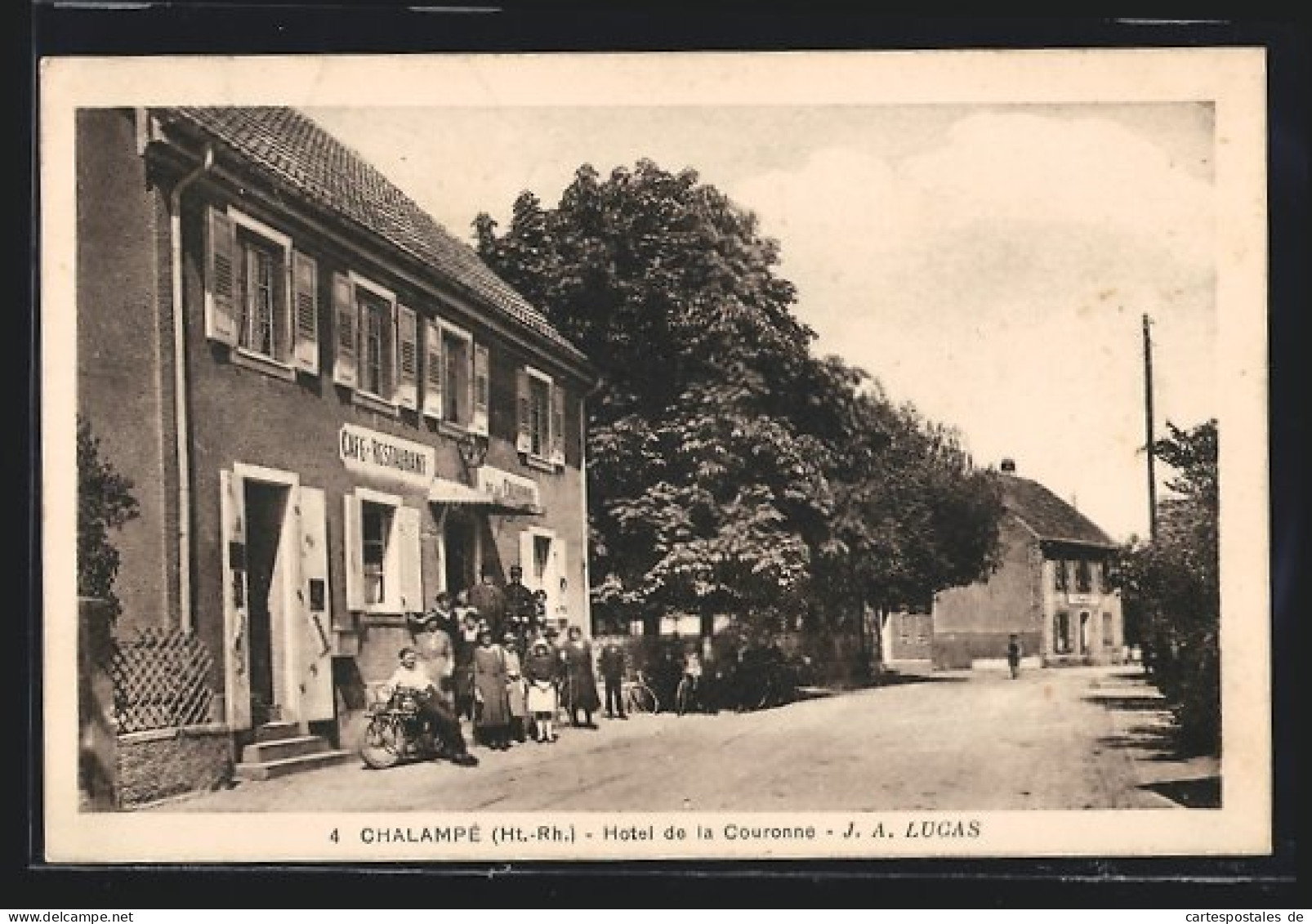 CPA Chalampé, Hotel de la Couronne