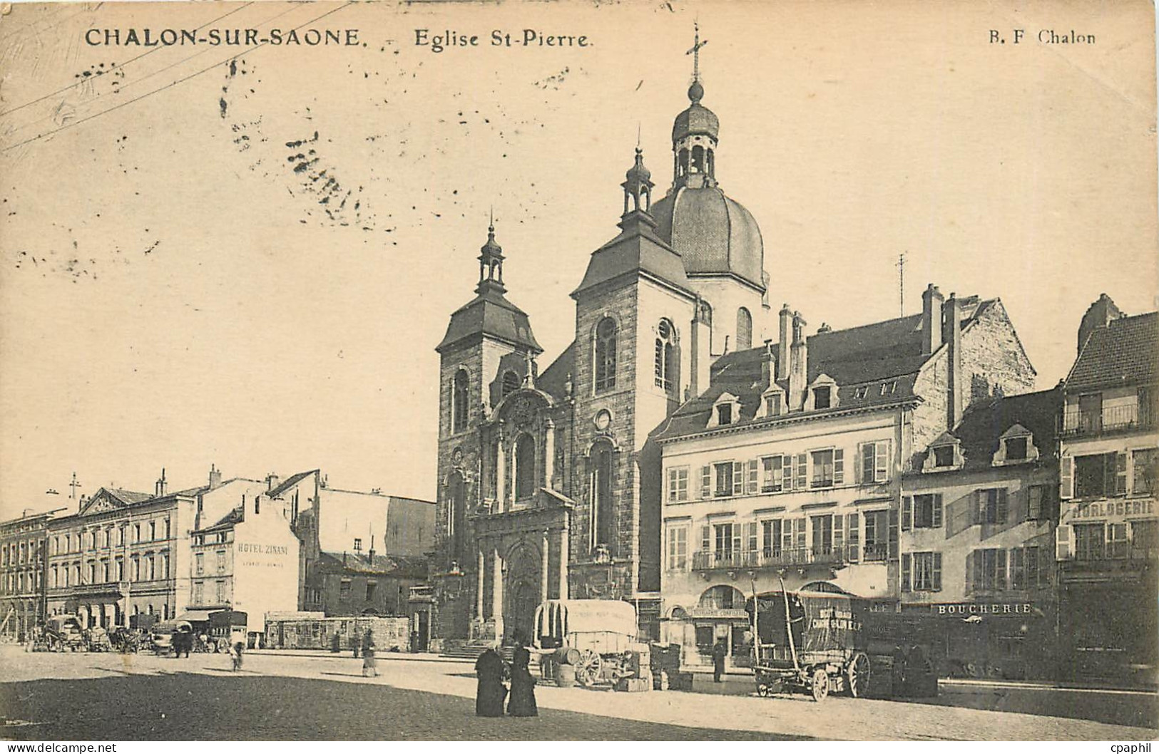 CPA Chalon sur Saone Eglise St Pierre